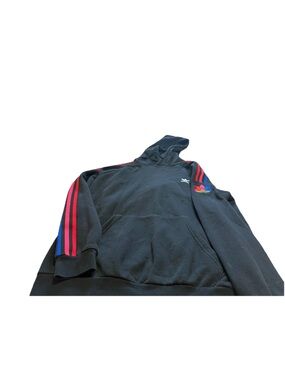 Adidas Originals Men’s Y2K 3D Trefoil 3-Stripe Sweat Hoodie Black Men’s XL